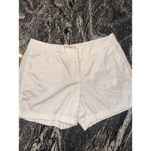 J. Crew Classic‎ Cotton Chino Shorts 4.5" Inseam WHITE Size 10